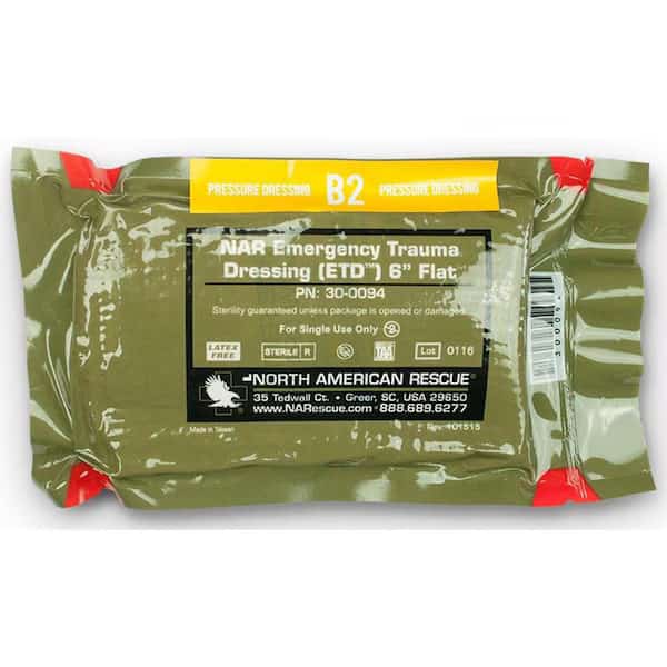Mobilize Trauma Dressing, Sterile, Green