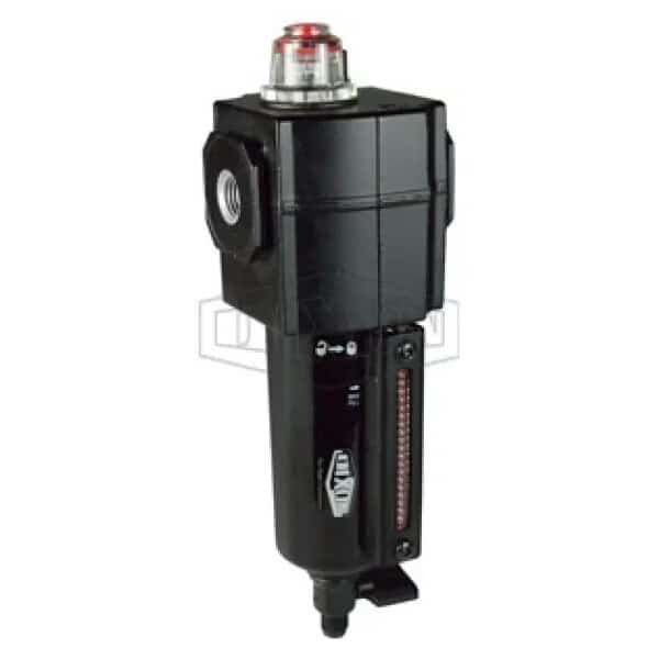 Series 1 Compact Micro-Fog Lubricator with Sight Glass, 70 SCFM Flow Rate, 250 psi Pressure, Metal B