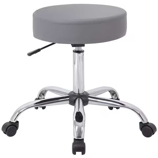 Grey Caressoft Medical Stool, BOSS, Mfr# B240-GY