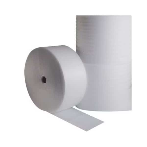 Perforated Air Foam Rolls, 1/16" x 12" x 1250', White, 6/Bundle