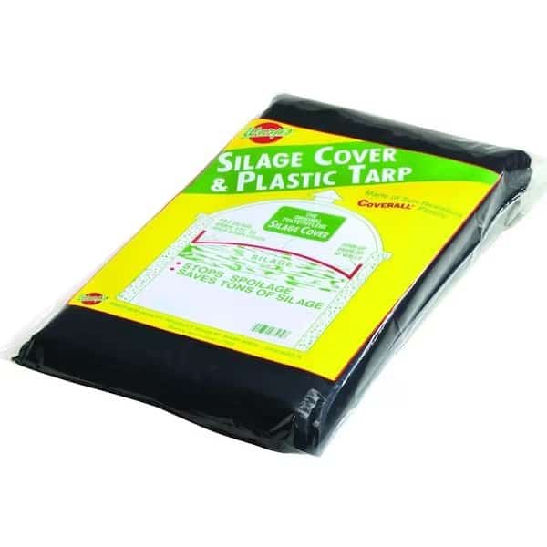 Tarp, 3 Mil, Black, Plastic