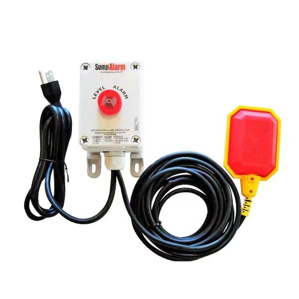Indoor/Outdoor, High-Water Alarm, 120V, 16 Foot Tethered Float