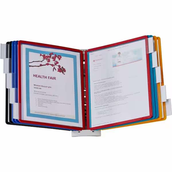 Wall Ref Sys, 10 Panels, Assorted Colors