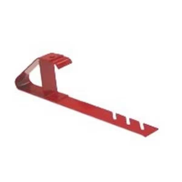 Fixed Roof Bracket, Adjustable, Steel, Red, PowderCoated