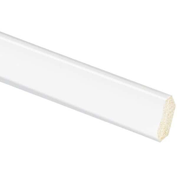 093 Series Inside Corner Moulding, 8 ft L, 78 in W, Polystyrene, Crystal White