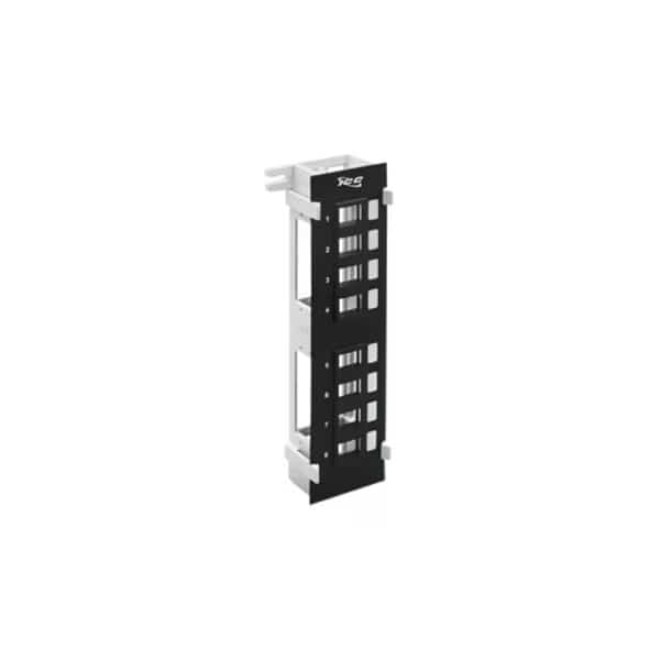 PATCH PANEL, BLANK, VERTICAL, 8-PORT FLUSH