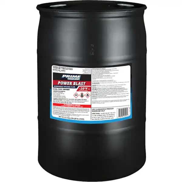 Windshield Washer Fluid, Blue, 55 gal