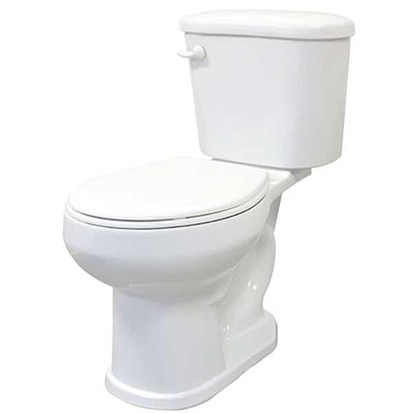 Toilet, Round Bowl, 16 gpf Flush, White