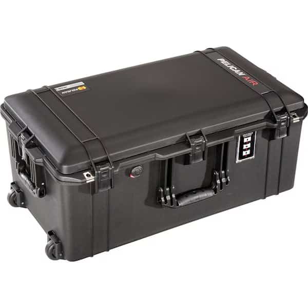 Pelican Aircase w Foam, 9.72 in, PrPu, Blk