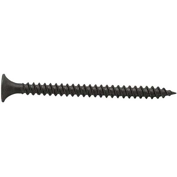 Deck Screw, #7 x 2 in, Steel, Flat Head, Phillips Drive