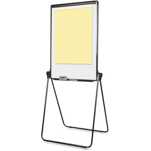 Dry Erase Board, Melamine, 67 in, 30 1/2 in, Aluminum Frame, White, Matte