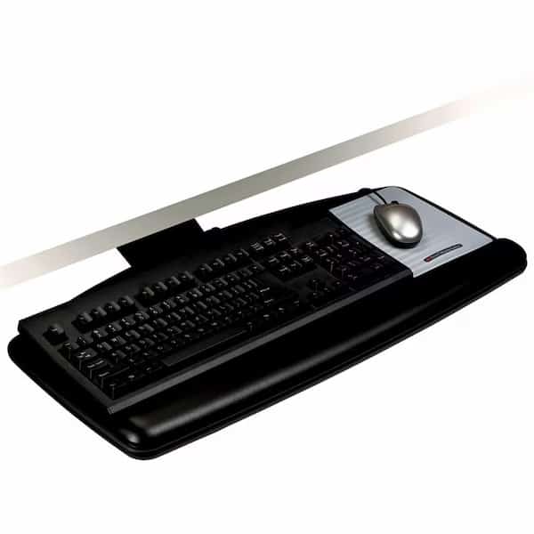 Adj Keyboard Tray, 23" Track Platform