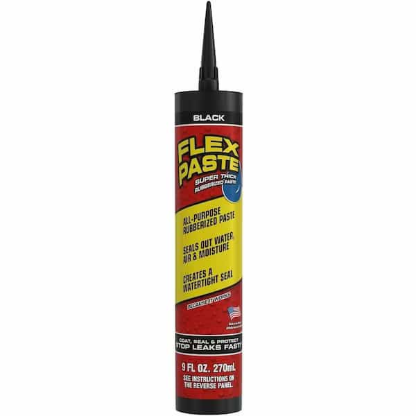 Flex Seal Family of Products Flex Paste Black Rubberized Paste 9 fl. oz.