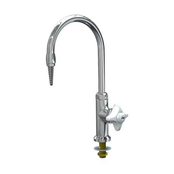 Manual Single Hole Mount, 1 Hole Laboratory Faucet, Polished Chrome Plated, WATERSAVER, Mfr# L684
