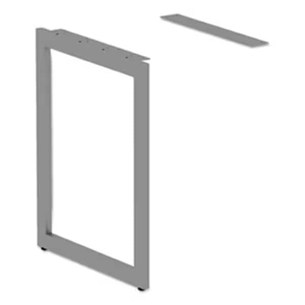 23.62 x 28.5 in. Open Office Series O-Leg Return Base, Fully Adjustable