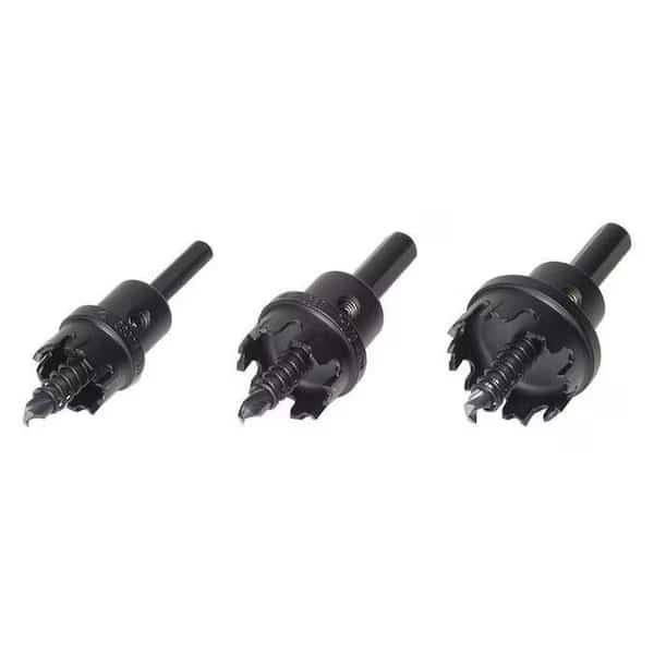 Hole Cutter Kit, 5 PC, Tungsten Carbide