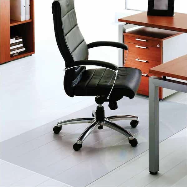 Advantagemat Vinyl Rectangular Chair Mat for Carpets up to 1/4" - 48" x 79"