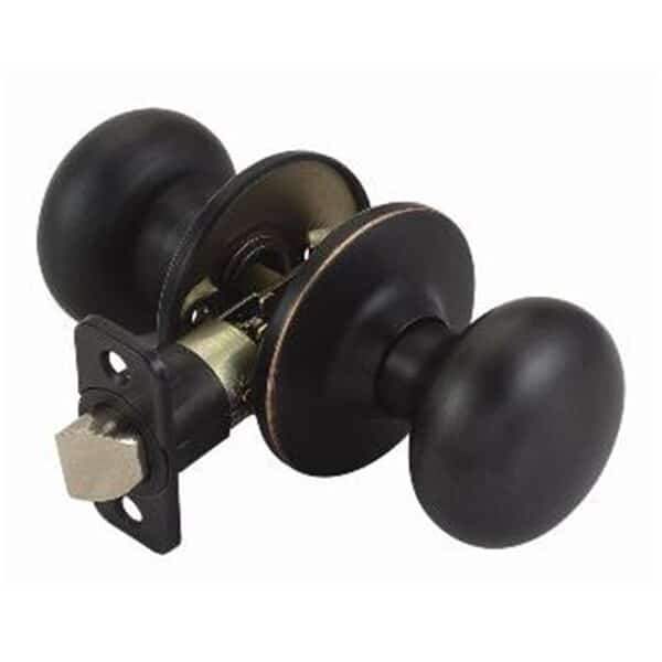Cambridge Universal Latch Passage Door KnobAdjustable Backset