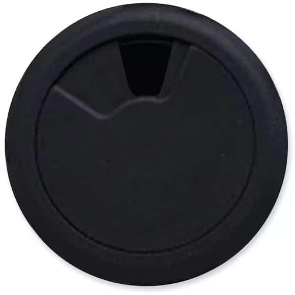 Grommet,Desk,2 3/8" Dia,1" H,Blk, Mfr#: 202, MASTER CASTER