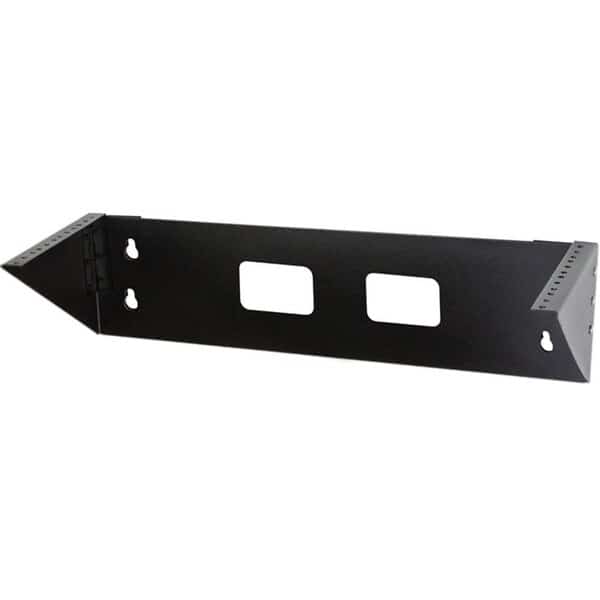 VMP Wall Mount for Rack Equipment - Black - 150 lb Load Capacity - Steel - 1