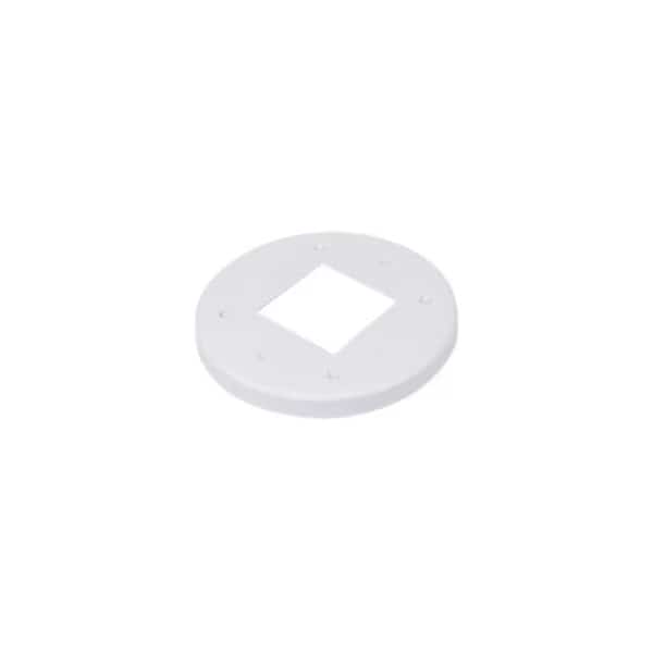 Adaptor plate for 3 1/2" electrical octagon and single gang box