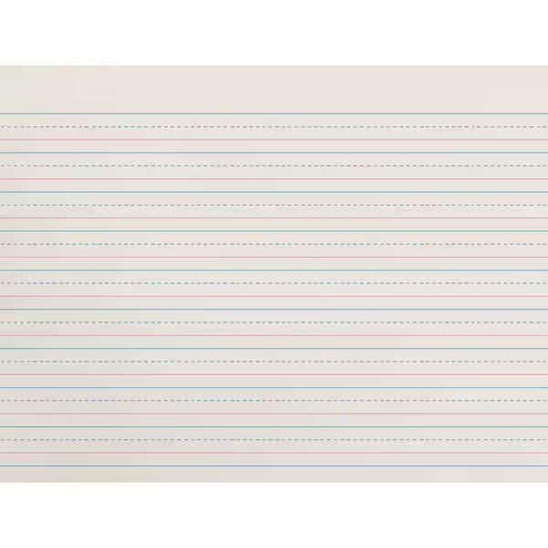 Dotted Midline Newsprint Paper, White, 500PK