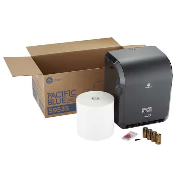 Automated Towel Dispenser Kit,Black, Mfr#: 59535, PACIFIC BLUE ULTRA
