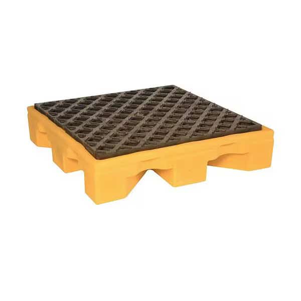 Spill Deck, 44 gal Spill Capacity, 4 Drums, 6,000 lb Load Capacity, Polyethylene