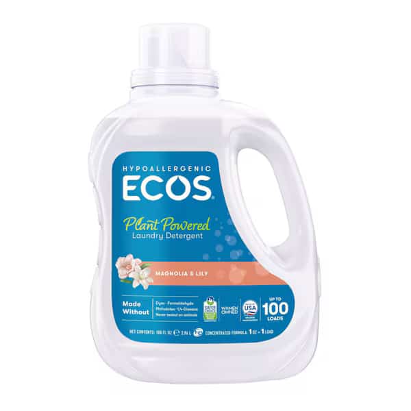 Liquid Laundry Detergent, 100 oz., PK4, ECOS, Mfr# 988804