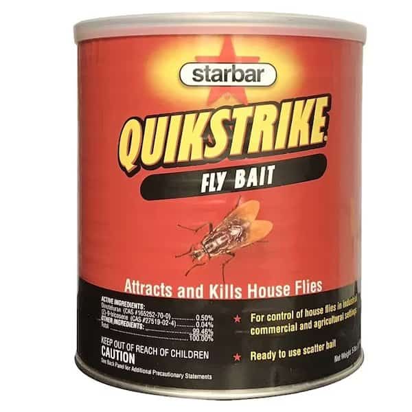 QuikStrike Fly Bait, Granular, Fish, 5 lb Can