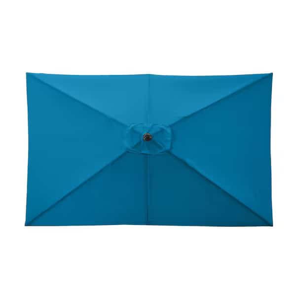 10 Rectangular Umbrella, Turquoise