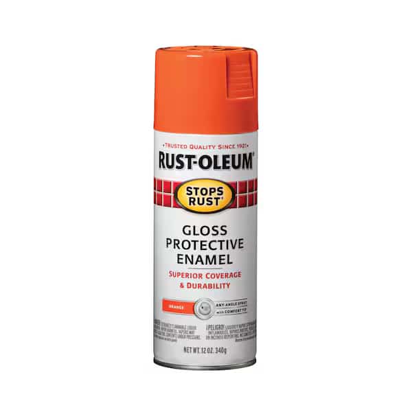 Spray Paint,Orange,12 oz. , Mfr#: 214084