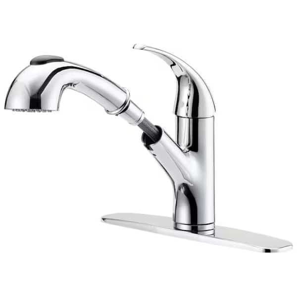 Boston Harbor FP4A4079CP Kitchen Faucet, 1-Faucet Handle, Metal, Chrome