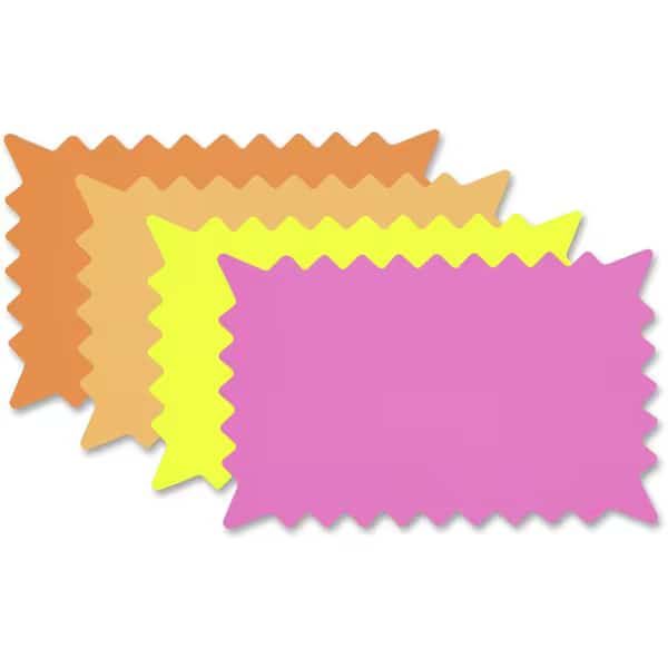 Sign, Fluorescent, 6x10", 36 pcs., 90251
