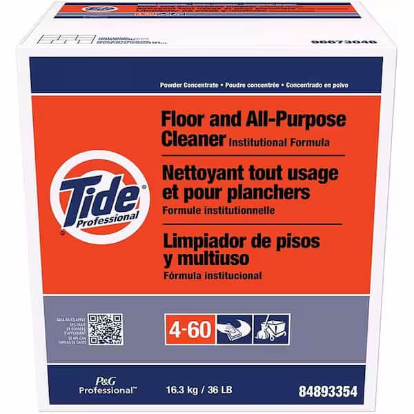 Floor Cleaner, 36 lb., Bland, White