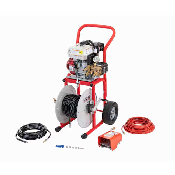 Water Jetter Drain Machine, 1-1/4 to 6 In