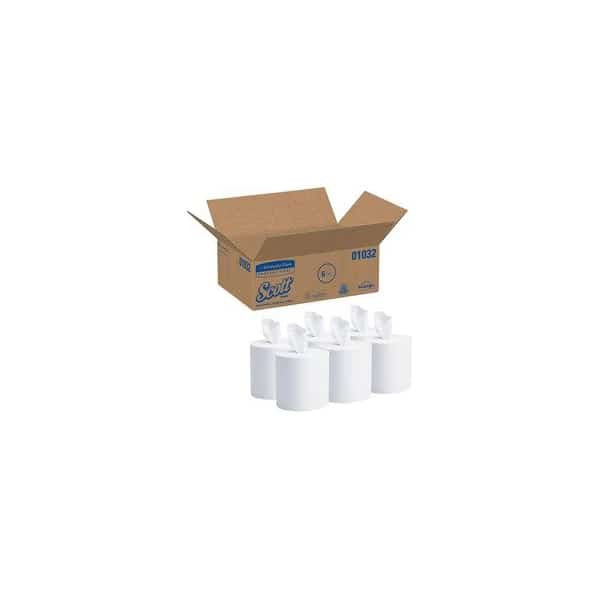 Scott Essential Center Pull Paper Towels, 700 Sheets, White, 6 PK