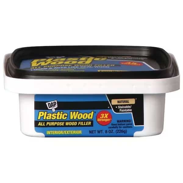 Plastic Wood 0 Wood Filler, Paste, Musty, Natural, 8 oz