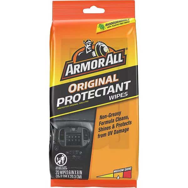 Vehicle Protectant, Wipe On, 22 oz., White