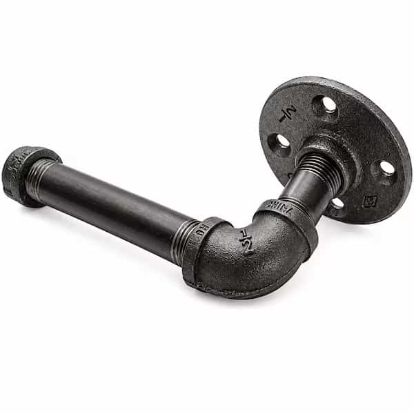 Matte Black Brass Toilet Paper Holder