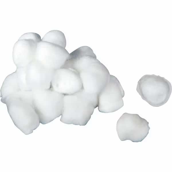Medline MDS21462 Non-Sterile Cotton Balls, Large, White, 1000/Pack