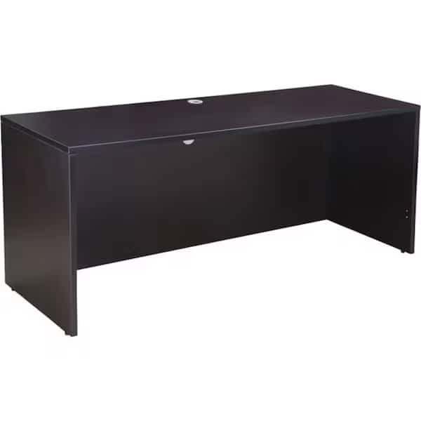 Credenza Shell, 24 in D X 29 in H, 71 in W X Wood