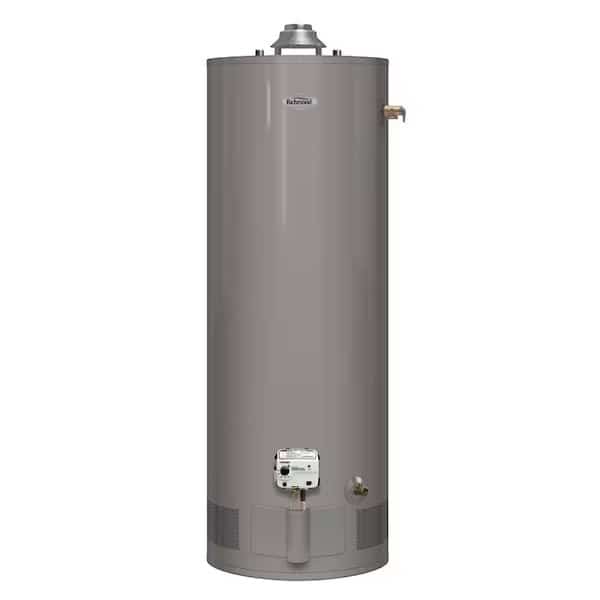 Essential Series Gas Water Heater, Natural Gas, 40 gal Tank, 52 gph, 36000 Btuhr BTU