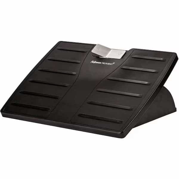 Adjustable Footrest with Microban, HPS Black/Silver