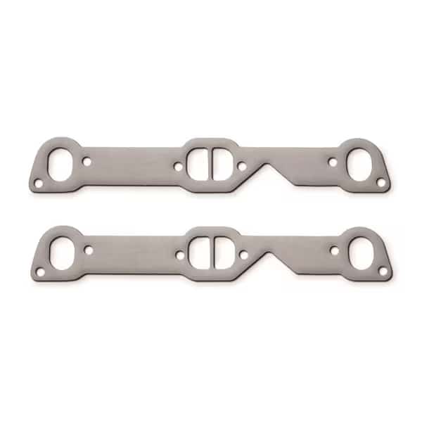 Flexible Graphite, Set of 2, 1-1/8" X 1-3/4" D-Shaped Center Port Size/ 1-3/8" X 13