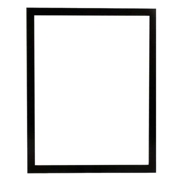 Magneto Adhesive Picture Frame, Black, PK2