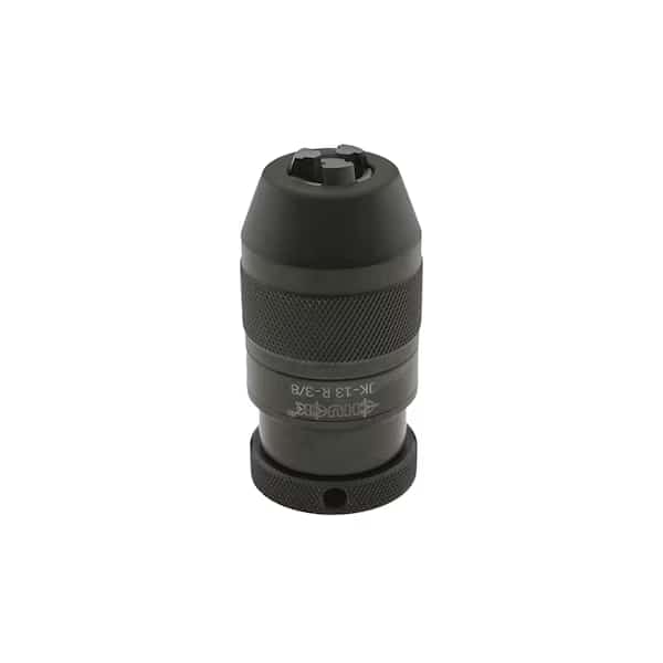 Keyless Drill Chuck 0.512" Cap., 3/8-24 Mount Size, Steel