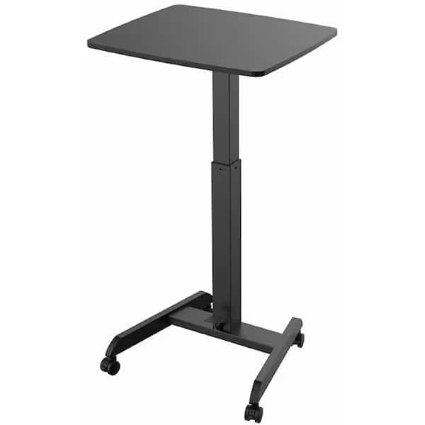 Mobile Height Adjustable Sit to Stand, Black