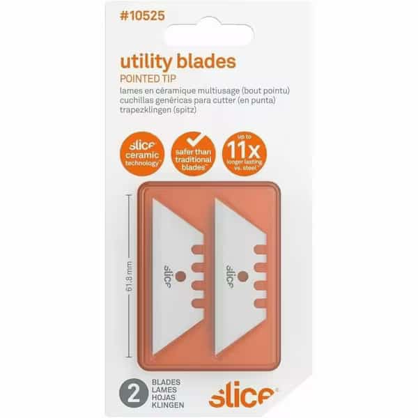 Blade, General Purpose, Ceramic, PK2, Width: 3/4 in