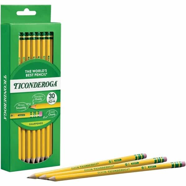 No. 2 Pencils, Pre-Sharpened, 30 Per Pack, PK2